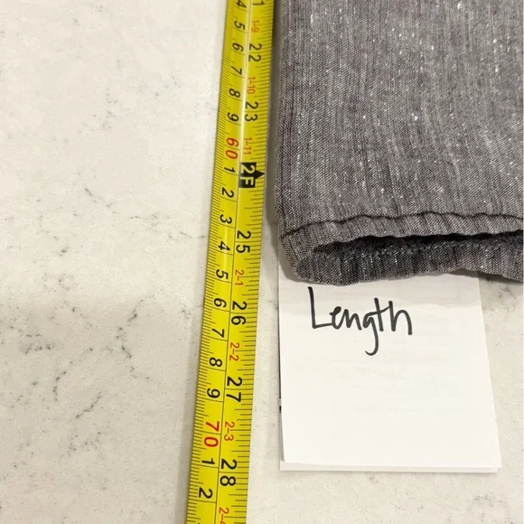 Avenue Linen Blend Silver Popover Tunic Womens Size 18/20 Lagenlook Casual - Picture 15 of 15